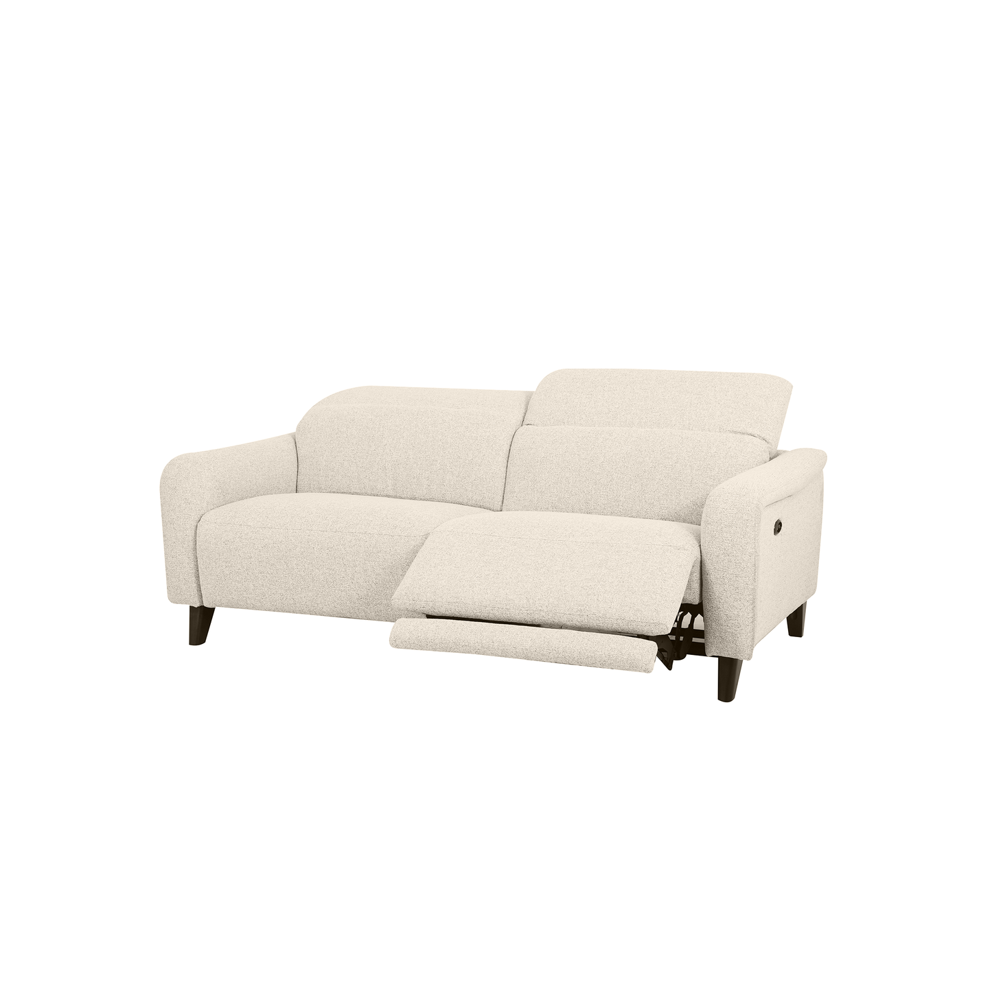 Ready Stock: Oliver 2.5 Seater Recliner Sofa in Beige Fabric