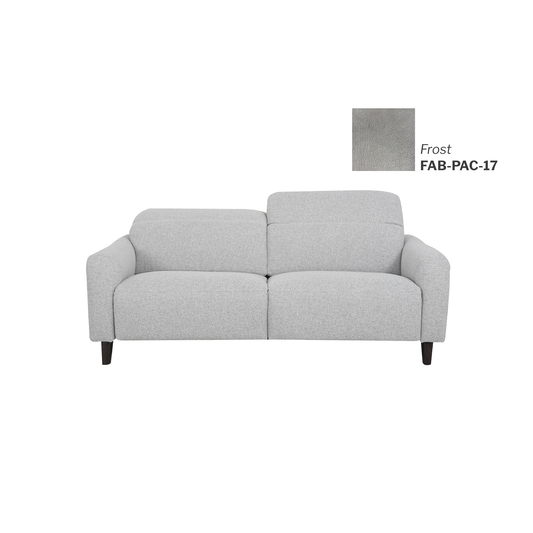 Ready Stock: Oliver 2.5 Seater Recliner Sofa in White Fabric