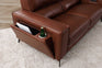 Santa 2.5 Seater Power Recliner Storage Sofa in Leather or Fabric - Custom Order