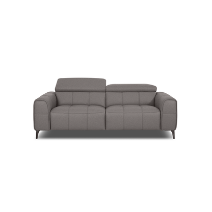 Ready Stock: Capri 2.5-Seater Sofa in Grey Fabric