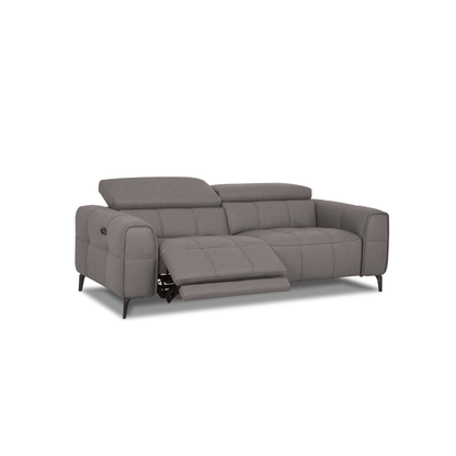 Ready Stock: Capri 2.5-Seater Sofa in Grey Fabric