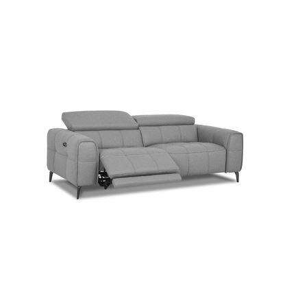 Ready Stock: Capri 2.5-Seater Sofa in Grey Fabric