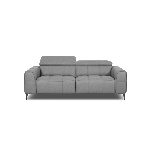 Ready Stock: Capri 2.5-Seater Sofa in Grey Fabric