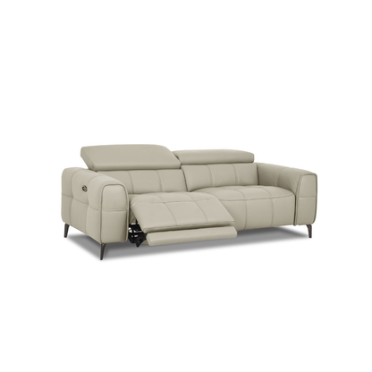 Ready Stock: Capri 2.5-Seater Sofa in Cream Leather