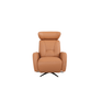 Solaris Swivel Recliner Armchair in Leather or Fabric - Custom Order