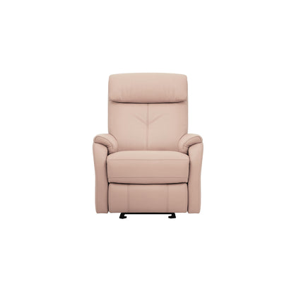 Ready Stock: Charleston Recliner Armchair in Light Pink Leather