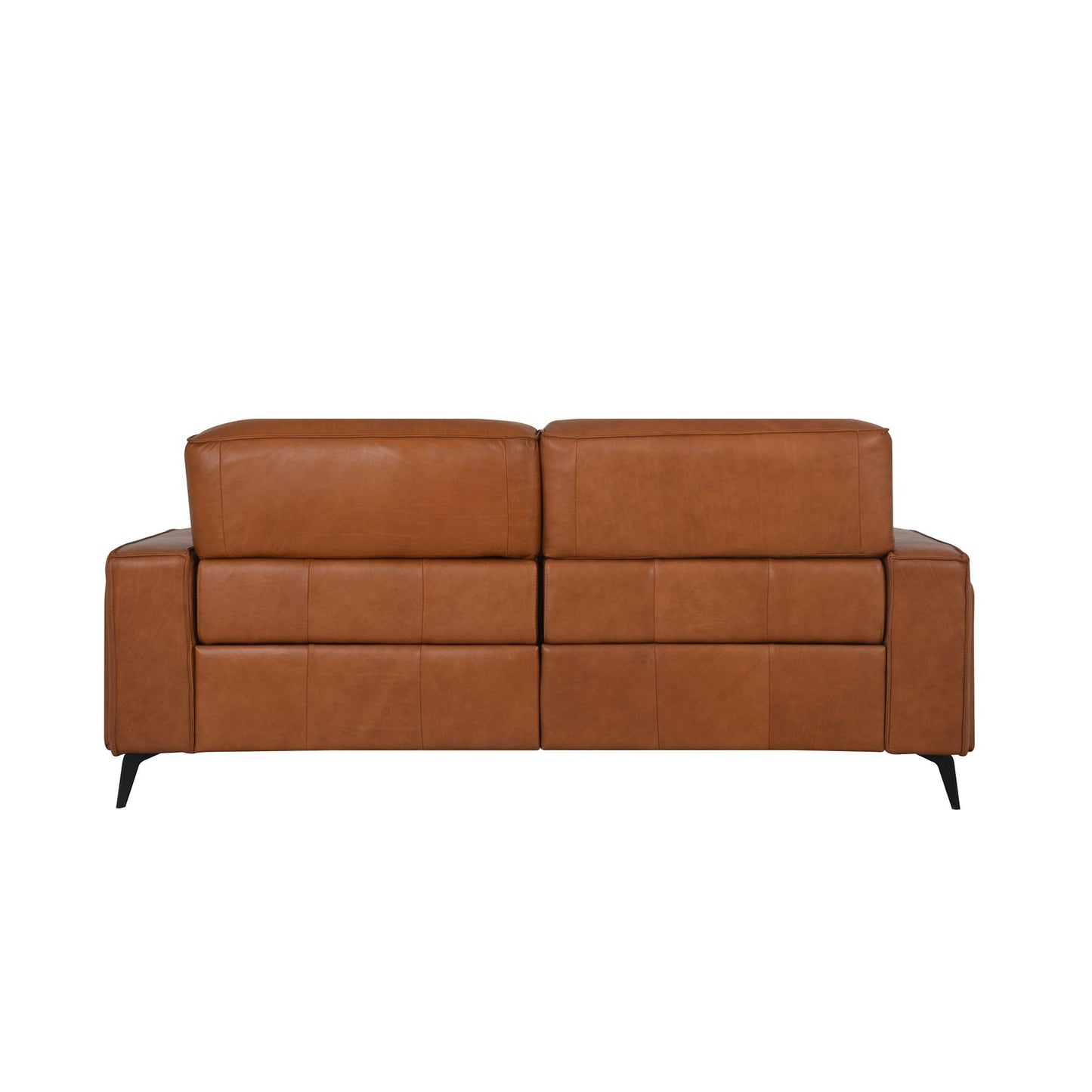 Ready Stock: Santa Recliner Tan Brown Leather Sofa, 2.5 Seater