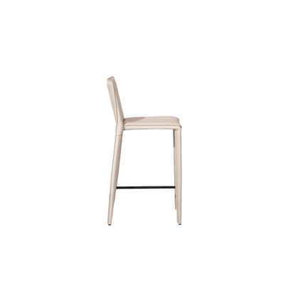 Saddle Bar Chair in Cream Saddle Leather