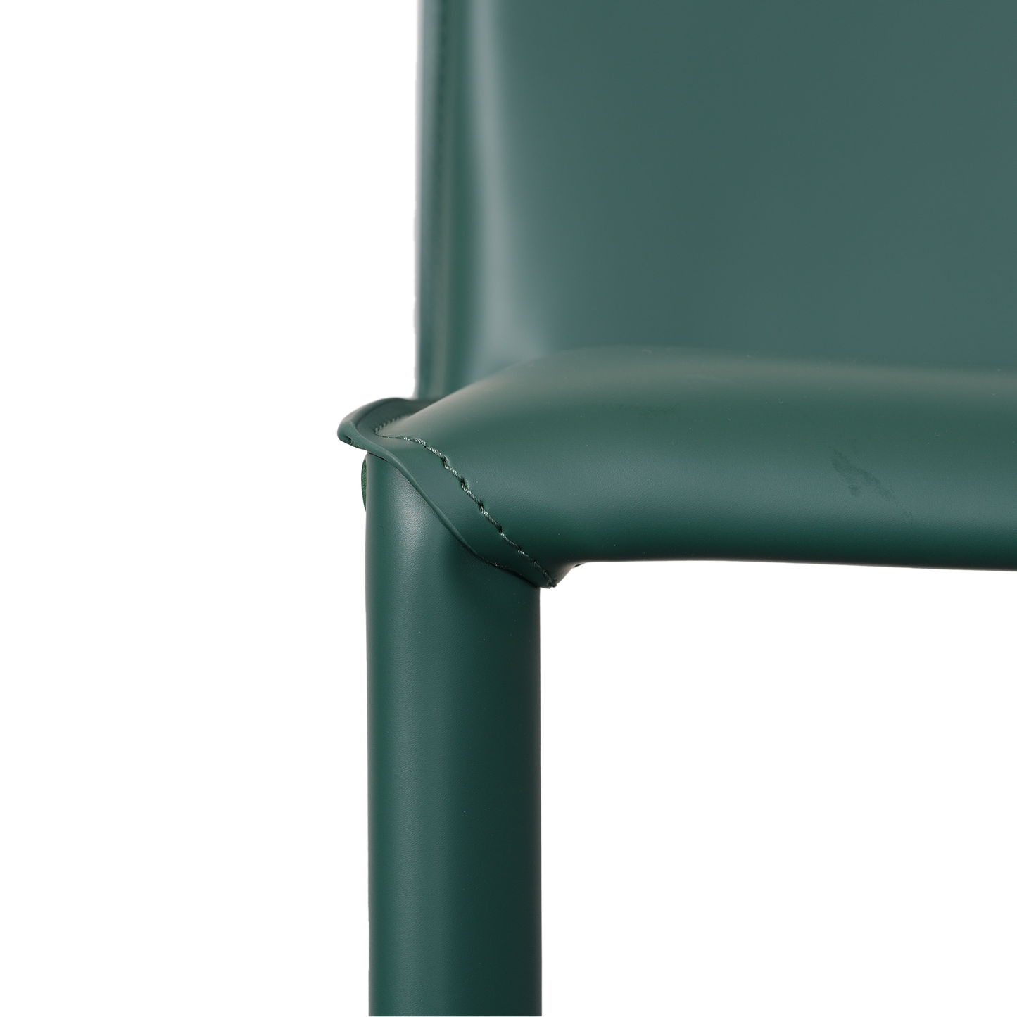 Saddle Bar Chair in Green Saddle Leather