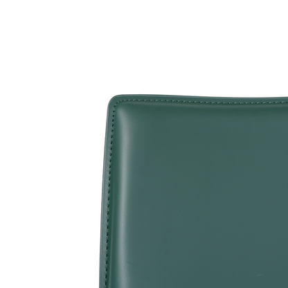 Saddle Bar Chair in Green Saddle Leather