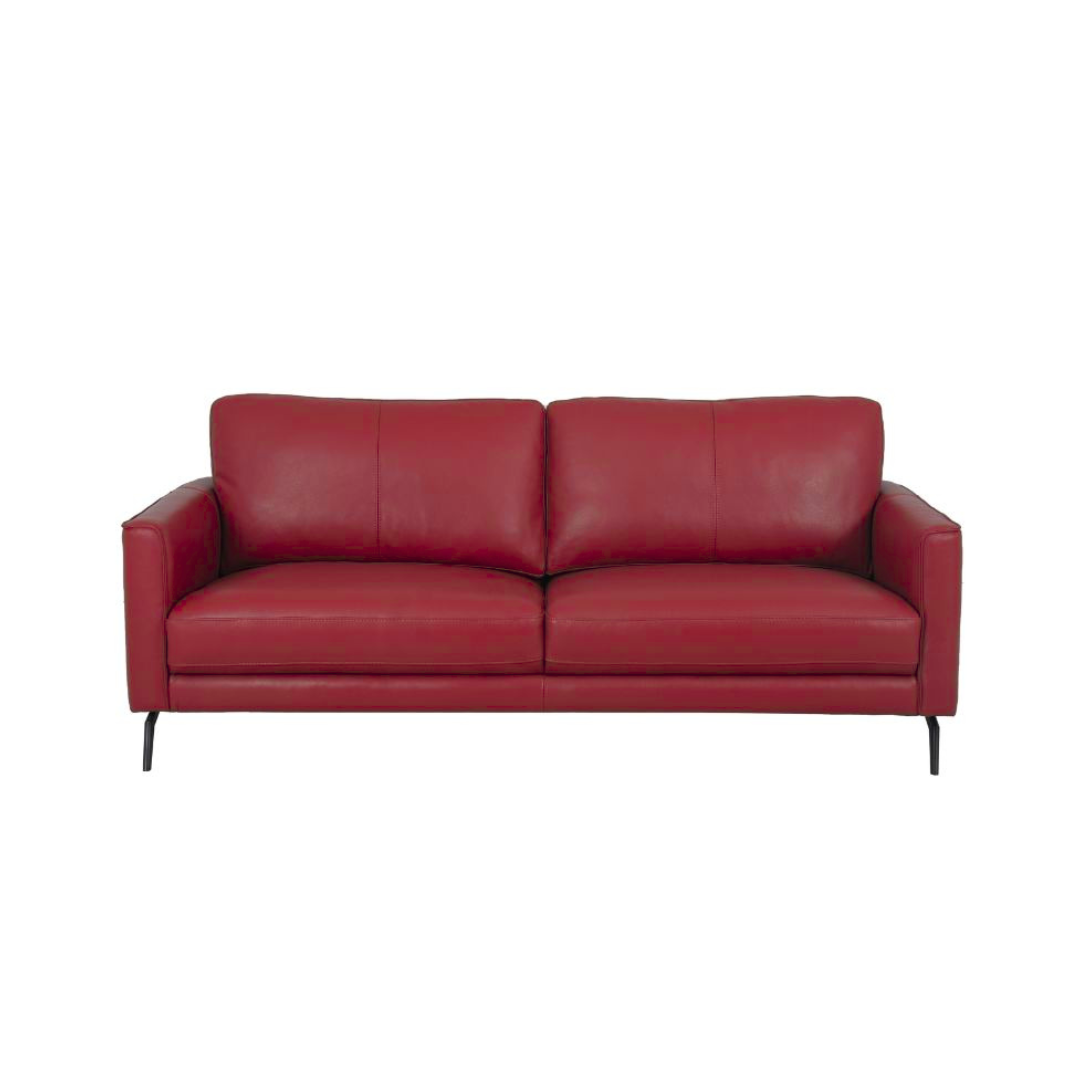 Ready Stock: Smith 2.5 seater sofa in Red Leather