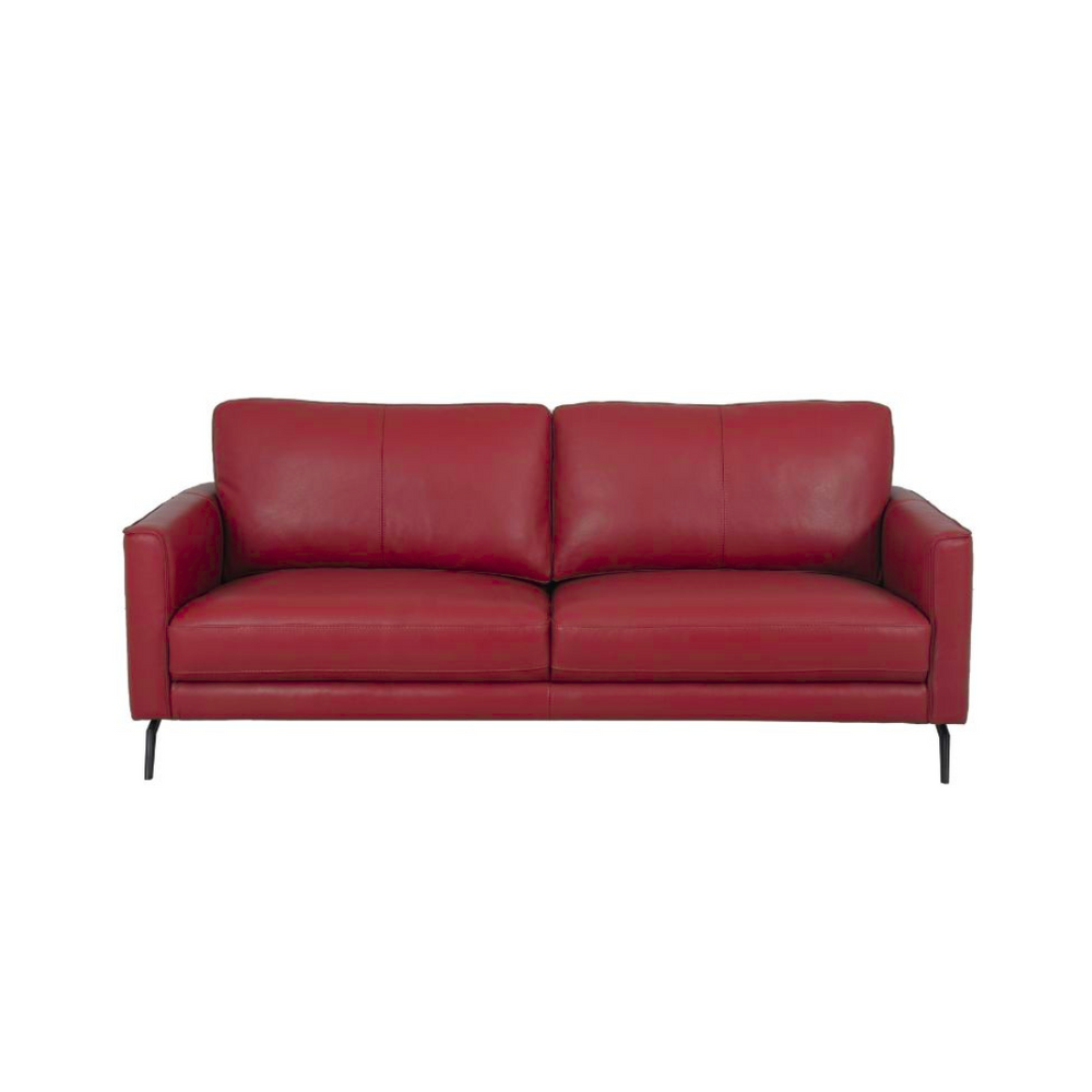 Ready Stock: Smith 2.5 seater sofa in Red Leather