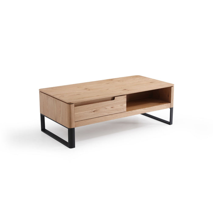 Clearance, Apartment Coffee Table in White Oak Veneer