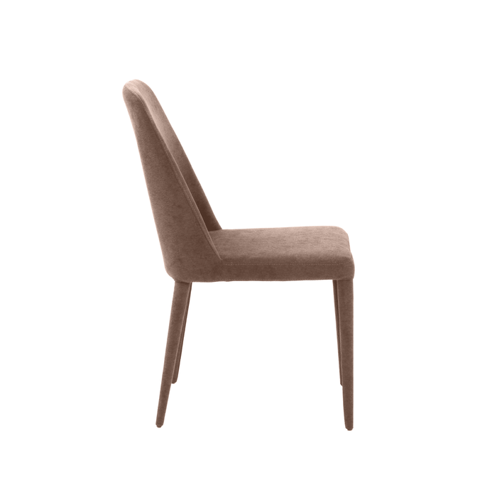 Dallas Dining Chair in Coral Fabric - HomesToLife