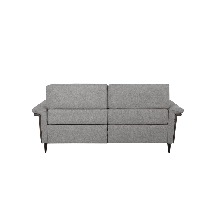 Jay Recliner Sofa in Grey Fabric, 2.5 Seater - HomesToLife