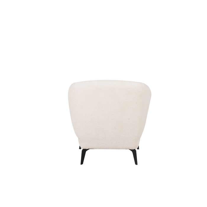 Optus Cream Boucle Fabric Armchair