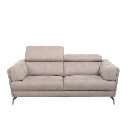 Blush 2.5 seater sofa in Silver Grey Fabric, 188cm - HomesToLife