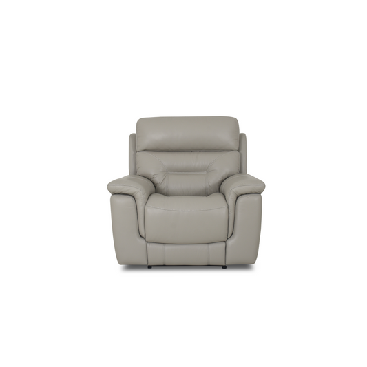 Tobi 1 Seater Manual Recliner Armchair in Tobacco Brown Fabric