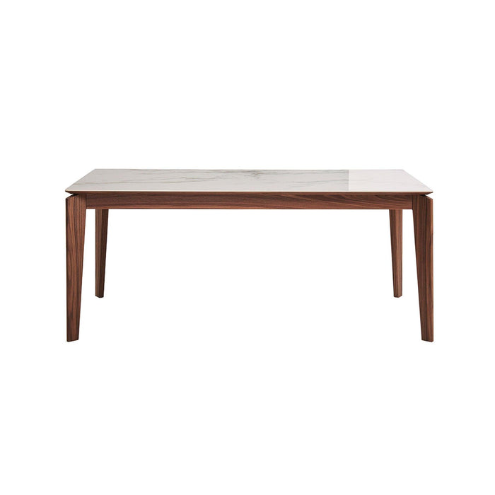 Montreal White Ceramic Dining Table - HomesToLife