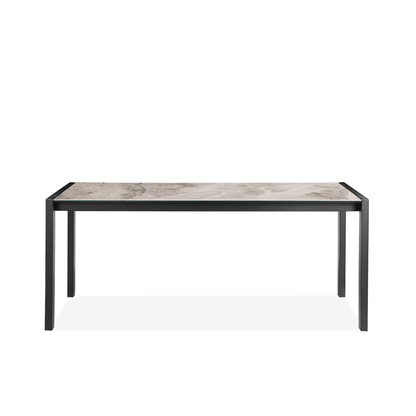 Pearl Grey Ceramic Dining Table - HomesToLife