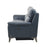 Smile 2.5 seater Blue Leather Recliner Sofa - HomesToLife