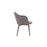 Victoria Dining Chair in Grey Fabric - HomesToLife